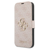 Guess iPhone 15 Pro Max Fodral 4G Logo Rosa
