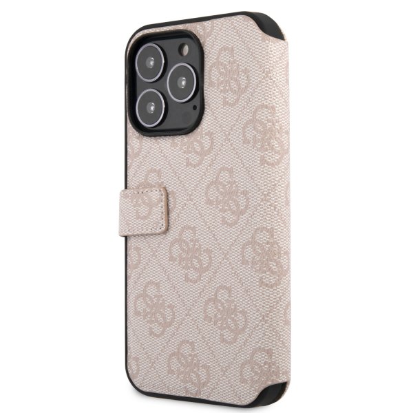 Guess iPhone 15 Pro Max Fodral 4G Logo Rosa