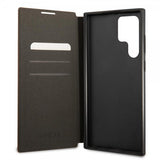 Guess Samsung Galaxy S22 Ultra Fodral 4G Logo Brun