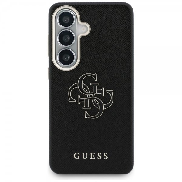 Guess Samsung Galaxy S26 Skal 4G Logo Grained Svart