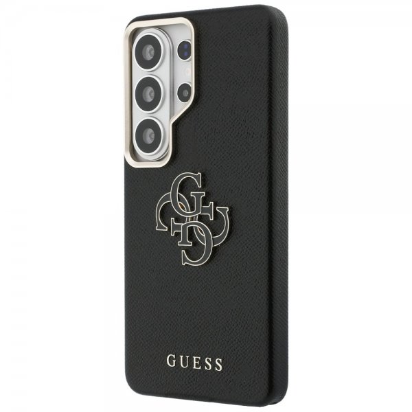 Guess Samsung Galaxy S26 Ultra Skal 4G Logo Grained Svart