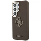 Guess Samsung Galaxy S26 Ultra Skal 4G Logo Grained Brun