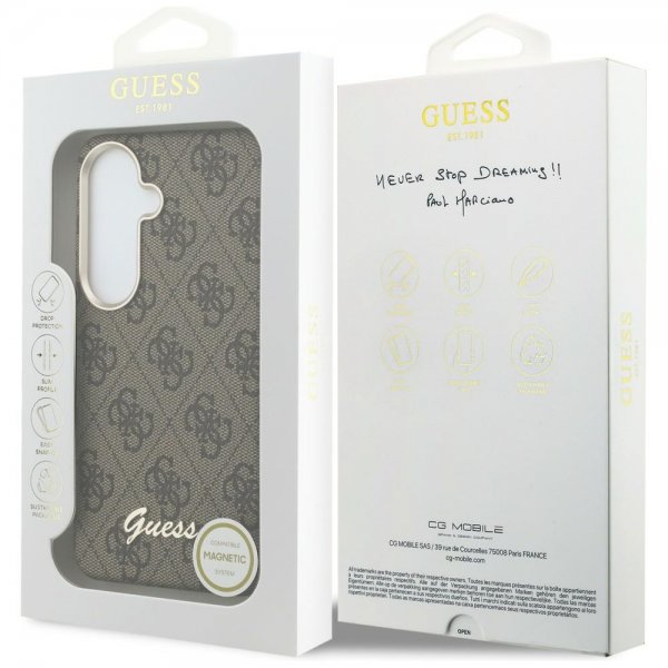 Guess Samsung Galaxy S26 Skal 4G Script MagSafe Brun