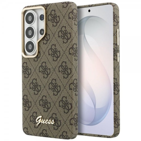 Guess Samsung Galaxy S26 Ultra Skal 4G Script MagSafe Brun