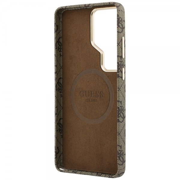 Guess Samsung Galaxy S26 Ultra Skal 4G Script MagSafe Brun