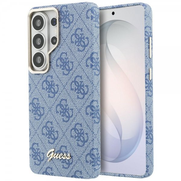 Guess Samsung Galaxy S26 Ultra Skal 4G Script MagSafe Blå