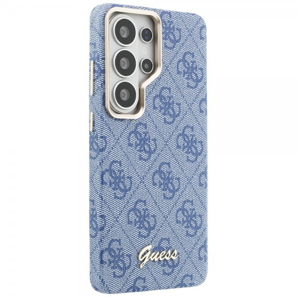 Guess Samsung Galaxy S26 Ultra Skal 4G Script MagSafe Blå