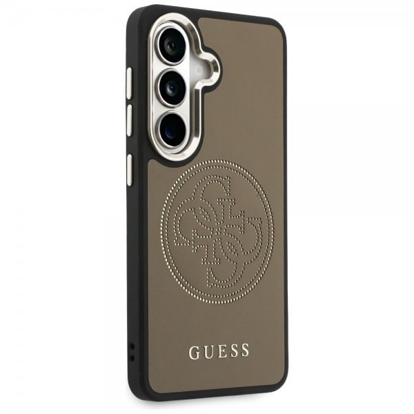 Guess Samsung Galaxy S26 Skal Perforated Logo MagSafe Brun