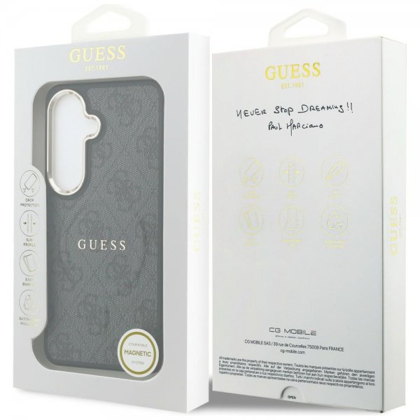 Guess Samsung Galaxy S26 Plus Skal 4G Embossed MagSafe Svart