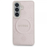 Guess Samsung Galaxy S26 Skal Saffiano Peony MagSafe Rosa