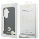 Guess Samsung Galaxy S26 Skal Rhinestone Logo MagSafe Svart