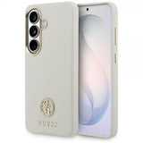 Guess Samsung Galaxy S26 Plus Skal Rhinestone Logo MagSafe Beige