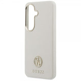 Guess Samsung Galaxy S26 Plus Skal Rhinestone Logo MagSafe Beige