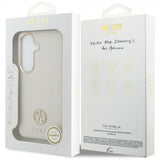 Guess Samsung Galaxy S26 Plus Skal Rhinestone Logo MagSafe Beige