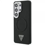 Guess Samsung Galaxy S26 Ultra Skal Triangle Logo Embossed MagSafe Svart