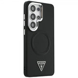 Guess Samsung Galaxy S26 Ultra Skal Triangle Logo Embossed MagSafe Svart