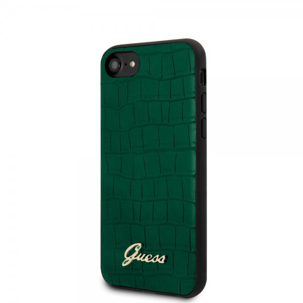 Guess iPhone 7/8/SE Skal Croco Grön