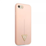 Guess iPhone 7/8/SE Skal Metal Triangle Rosa