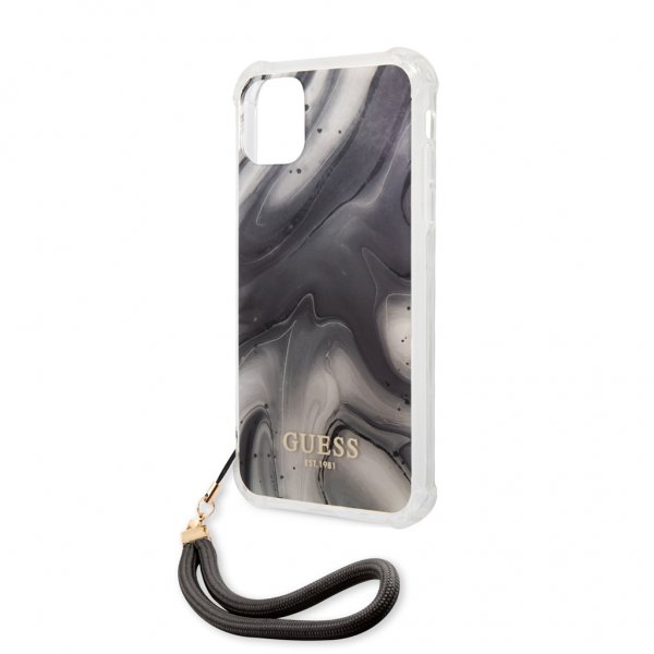 Guess iPhone 11 Skal Marble Grå