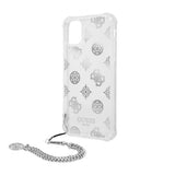 Guess iPhone 11 Skal Chain Peony Silver