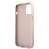 Guess iPhone 12 Pro Max Skal Printed Stripe Rosa