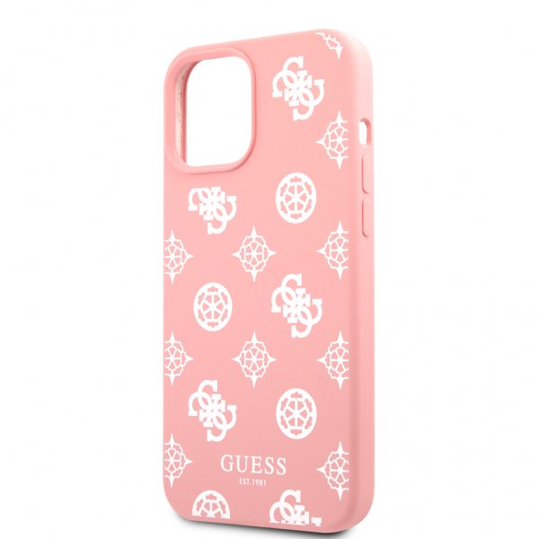 Guess iPhone 12 Pro Max Skal Peony Rosa
