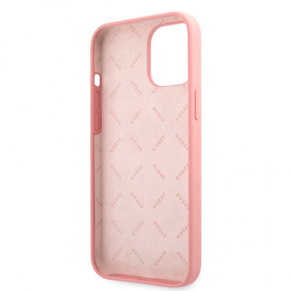 Guess iPhone 12/iPhone 12 Pro Skal Peony Rosa