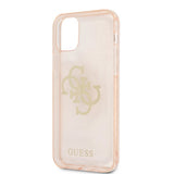 Guess iPhone 12 Pro Max Skal Full Glitter Guld