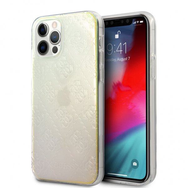 Guess iPhone 12 Pro Max Skal 3D Raised Iridescent