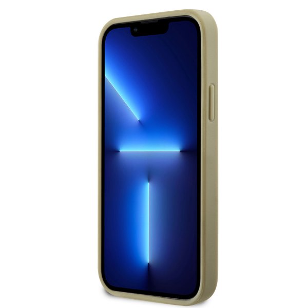 Guess iPhone 12/iPhone 12 Pro Skal Perforated Glitter Guld