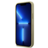 Guess iPhone 12/iPhone 12 Pro Skal Perforated Glitter Guld