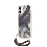 Guess iPhone 12 Mini Skal Marble Grå