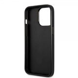 Guess iPhone 13 Pro Skal Printed Stripe Bottom Grå