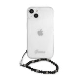 Guess iPhone 13 Skal Pearl Handle Script Logo Svart