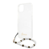 Guess iPhone 13 Skal Pearl Handle Script Logo Vit