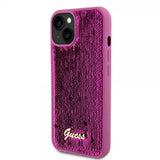 Guess iPhone 13 Skal Sequin Fuschia