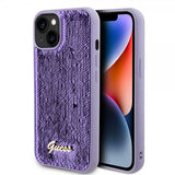 Guess iPhone 13 Skal Sequin Lila