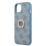 Guess iPhone 13 Mini Skal Ring Stand Blå