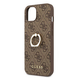 Guess iPhone 13 Mini Skal Ring Stand Brun