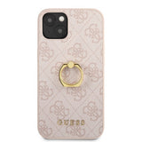Guess iPhone 13 Mini Skal Ring Stand Rosa