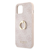 Guess iPhone 13 Mini Skal Ring Stand Rosa