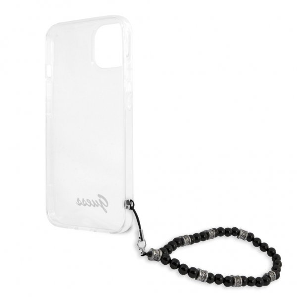 Guess iPhone 13 Mini Skal Pearl Handle Script Logo Svart