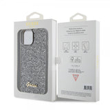 Guess iPhone 15 Skal Square Mirror Silver