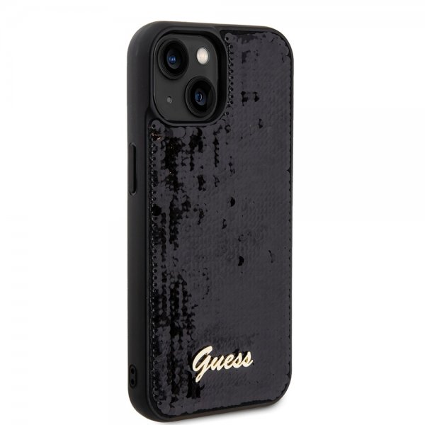 Guess iPhone 15 Skal Sequin Svart