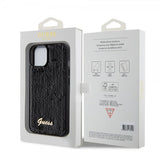 Guess iPhone 15 Skal Sequin Svart