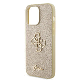 Guess iPhone 15 Pro Max Skal Fixed Glitter Guld