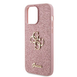 Guess iPhone 15 Pro Max Skal Fixed Glitter Rosa