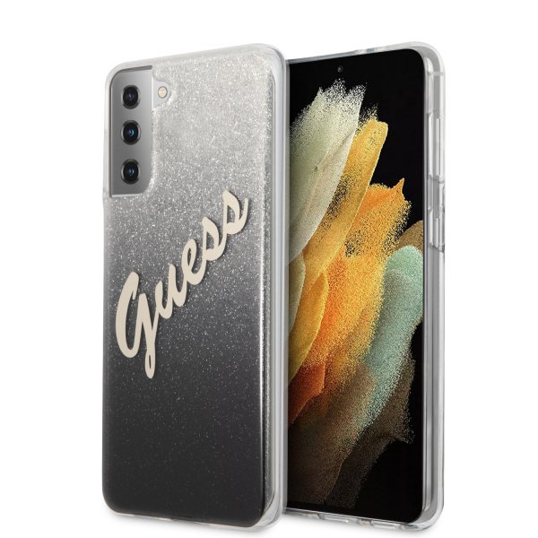 Guess Samsung Galaxy S21 Plus Skal Vintage Svart