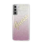 Guess Samsung Galaxy S21 Plus Skal Vintage Rosa
