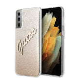 Guess Samsung Galaxy S21 Skal Vintage Guld